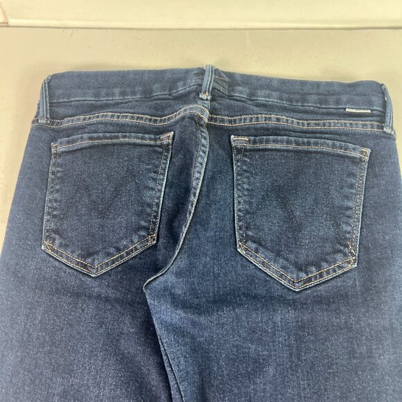 MOTHER Women's Skinny Jeans - Dark Blue - Picture 9 of 16